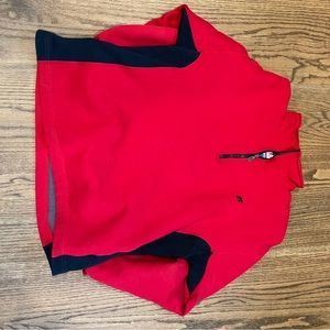 Vintage Russell Athletics Red Quarter-Zip Perfect Condition